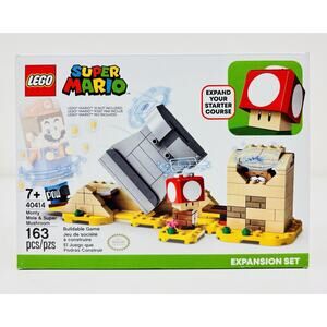 LEGO 40414 Super Mario Monty Mole & Super Mushroom Expansion Set New Sealed